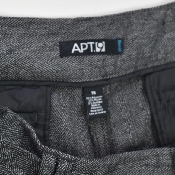 Apt 9 Belted Tweed Pants - Picture 5 of 5